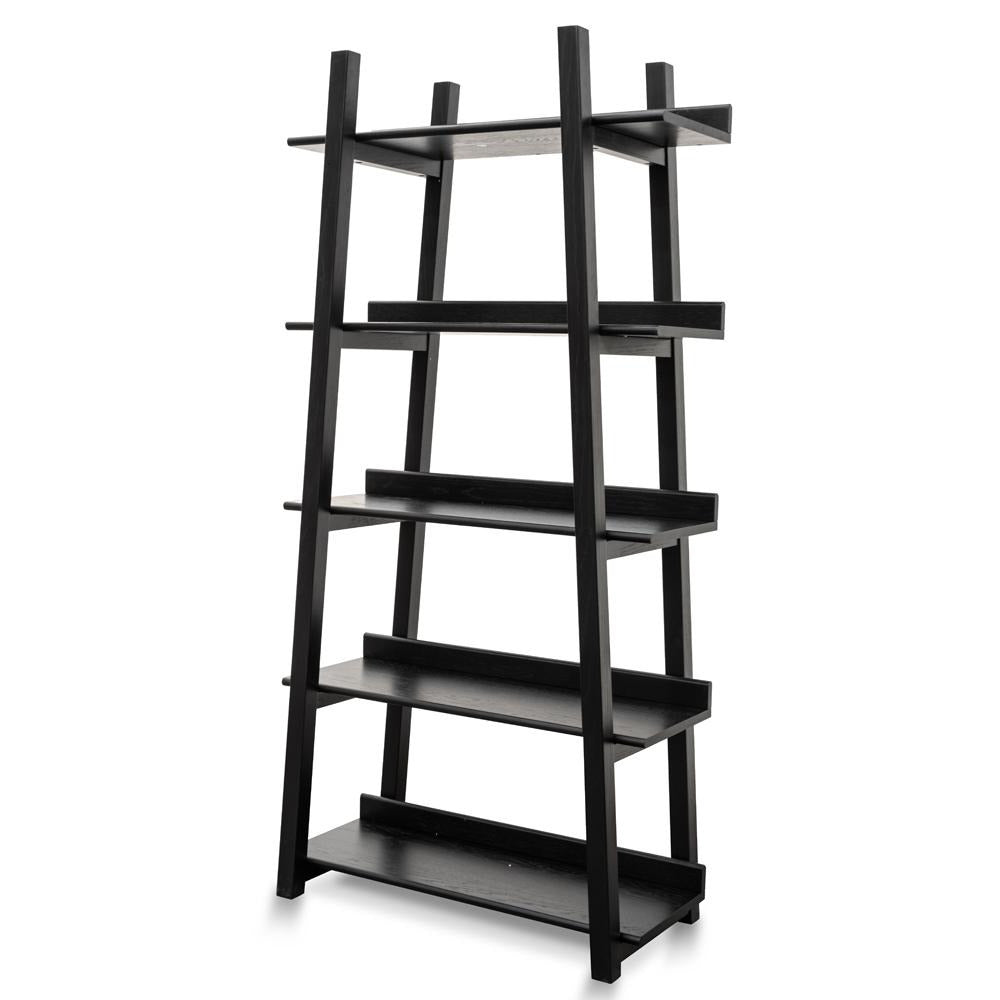 BOOKSHELF BLACK OAK VENEER Deja vu Interiors