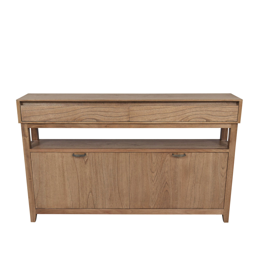 CLARK SHOE RACK WITH DOUBLE DRAWER WALNUT – Deja vu Interiors