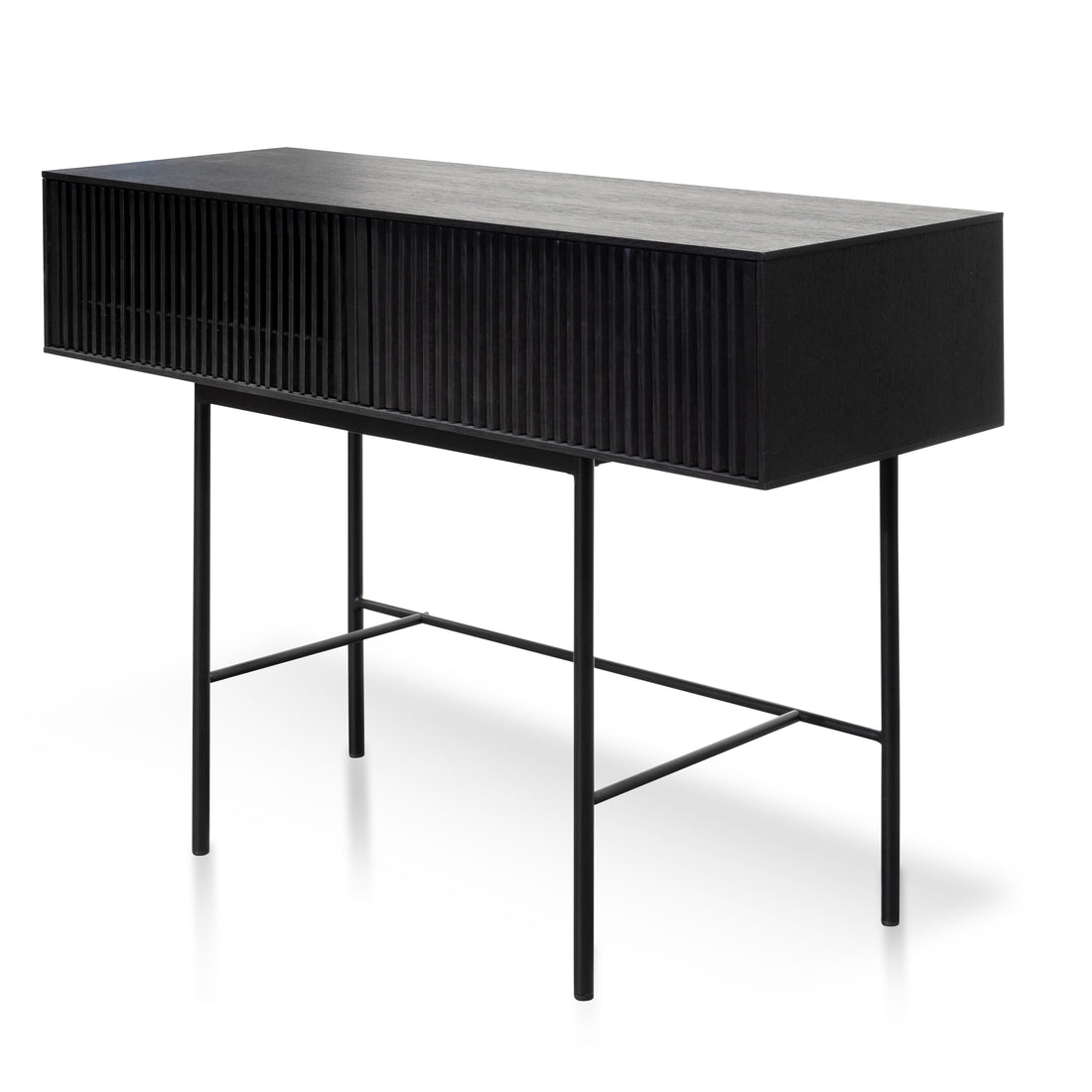 120cm Console Table - Black Oak – Deja vu Interiors